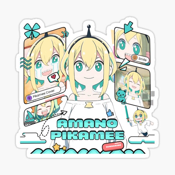 Pikamee Swearing Stickers for Sale