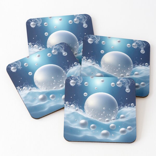 Item preview, Pearl bubbles in blue ocean designed and sold by ArtyBuys.