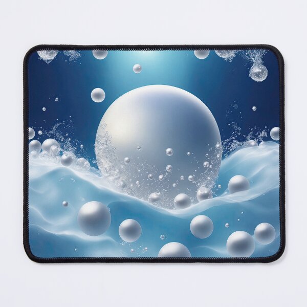 Item preview, Pearl bubbles in blue ocean designed and sold by ArtyBuys.