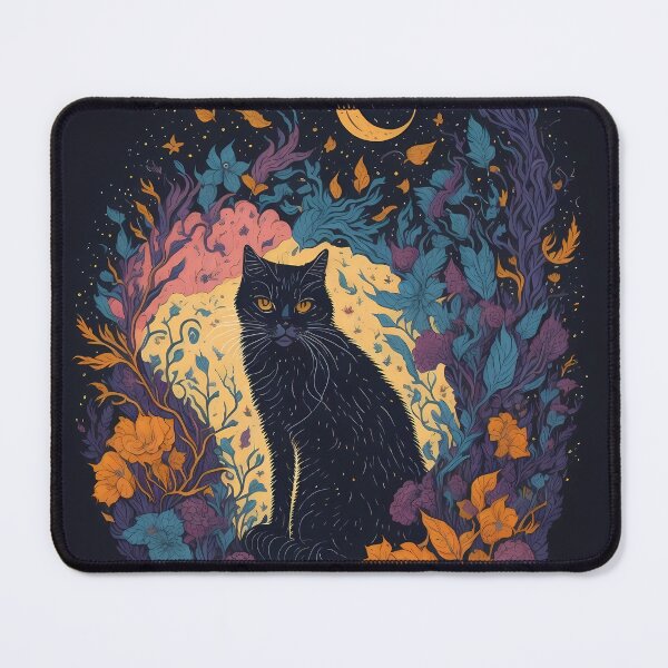 Item preview, Wolrd of fantasy cat designed and sold by purrfect pattern.