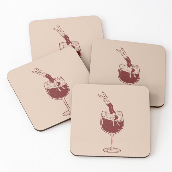 Item preview, Dive Into Wineglass designed and sold by calamarisky.
