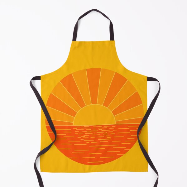 Artikelvorschau, Kreisen Sie den orangefarbenen Sonnenuntergang über dem Wasser ein entworfen und verkauft von art-by-soma.
