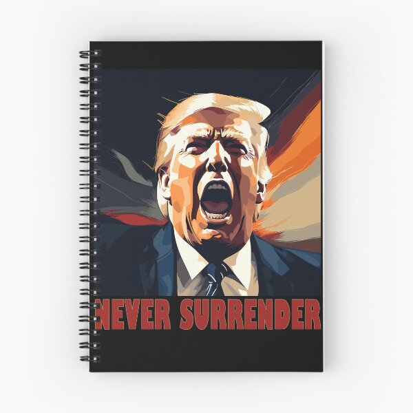 Item preview, Trump Never Surrender /Trump Mugshot Never Surrender 2024 designed and sold by cardsandmoreUG.