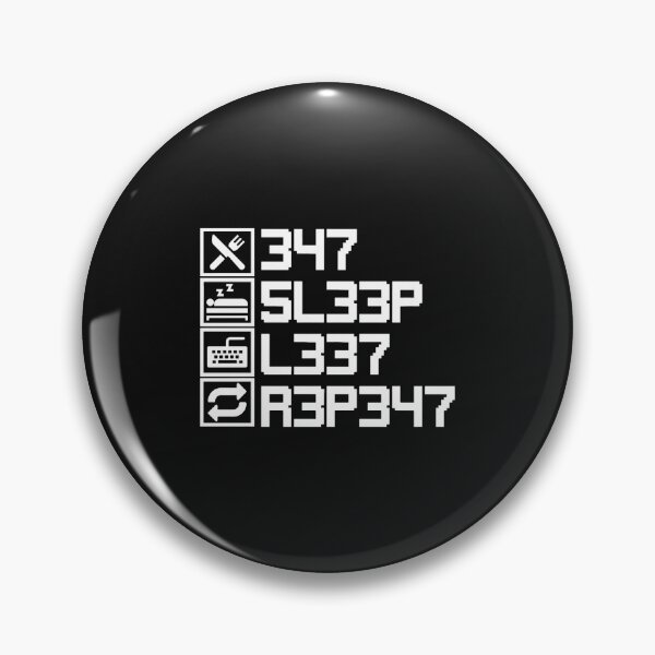 Item preview, Eat Sleep Leet Repeat Leetcode 1337 L33T designed and sold by gandosscot.