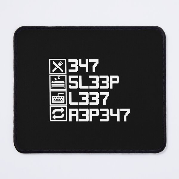 Item preview, Eat Sleep Leet Repeat Leetcode 1337 L33T designed and sold by gandosscot.