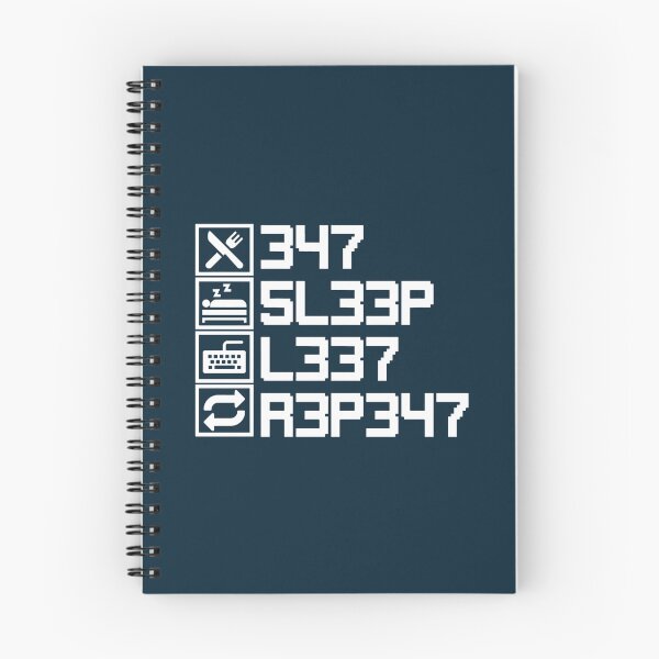 Item preview, Eat Sleep Leet Repeat Leetcode 1337 L33T designed and sold by gandosscot.