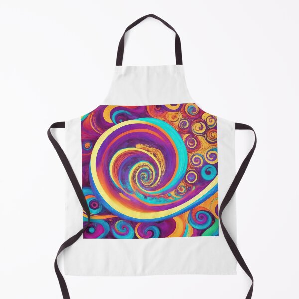 Item preview, Large abstract colorful swirl designed and sold by ArtyBuys.