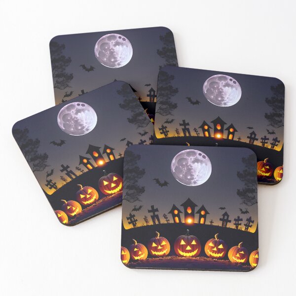 Item preview, Graveyard of Mischievous Jack O' lanterns designed and sold by rayd3.