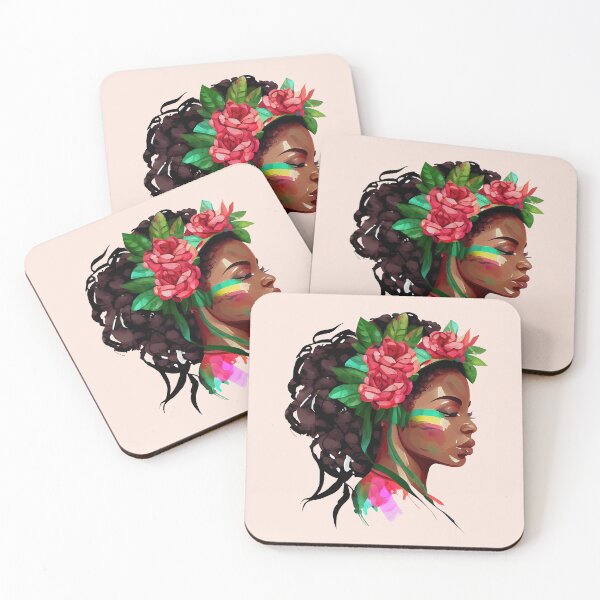 Item preview, Beautiful African Woman Roses designed and sold by HolidayBug.