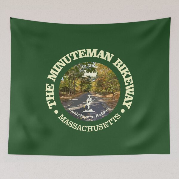 Item preview, Minuteman Bikeway (cycling c) designed and sold by curranmorgan.