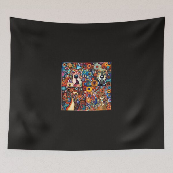 Item preview, Four Wacky Dogs 1 designed and sold by AnnsleyGlaz.
