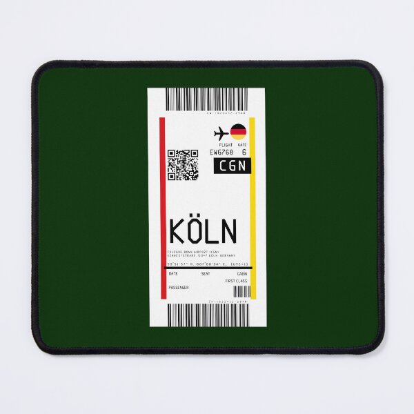 Item preview, Cologne Bonn Airport (CGN) Boarding Pass rickrolled designed and sold by JeanTremblays.