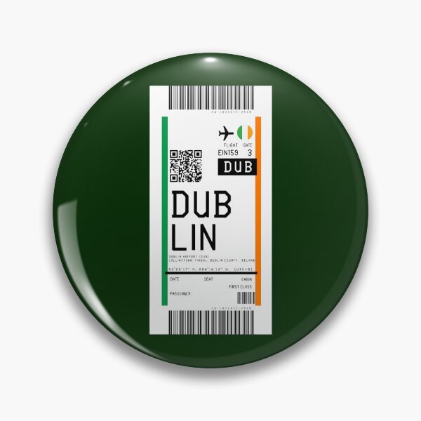 Item preview, Dublin airport (DUB) Boarding Pass rickrolled designed and sold by JeanTremblays.
