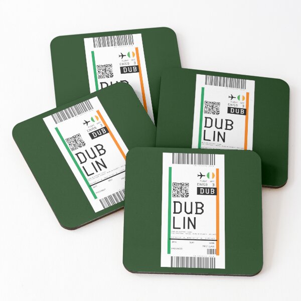 Item preview, Dublin airport (DUB) Boarding Pass rickrolled designed and sold by JeanTremblays.