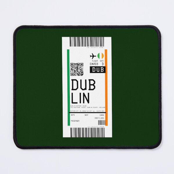 Item preview, Dublin airport (DUB) Boarding Pass rickrolled designed and sold by JeanTremblays.