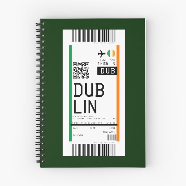 Item preview, Dublin airport (DUB) Boarding Pass rickrolled designed and sold by JeanTremblays.