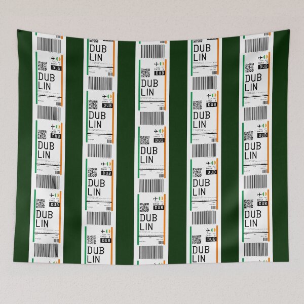 Item preview, Dublin airport (DUB) Boarding Pass rickrolled designed and sold by JeanTremblays.