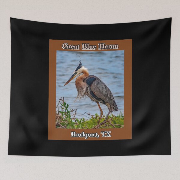 Item preview, For The Bird Lover In You: Great Blue Heron, Rockport, Texas designed and sold by MoreEZUSA-Here.