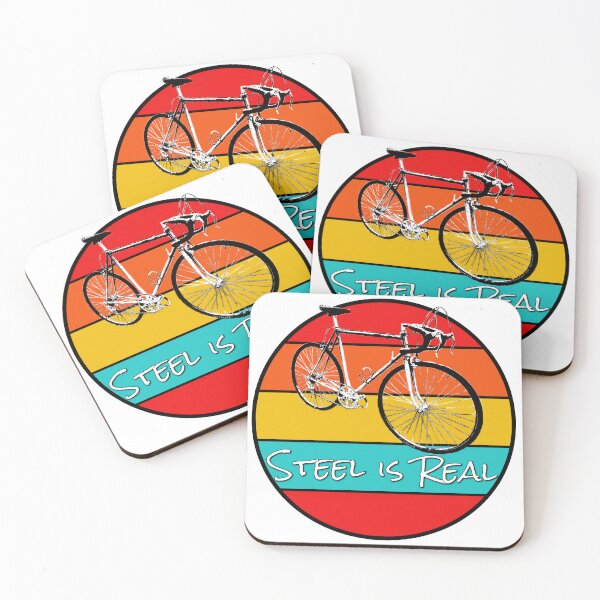 Item preview, Steel is Real, Steel Road Bike, Vintage Road Bicycle, Cool Vintage Road Bike designed and sold by BubbaCommerce.