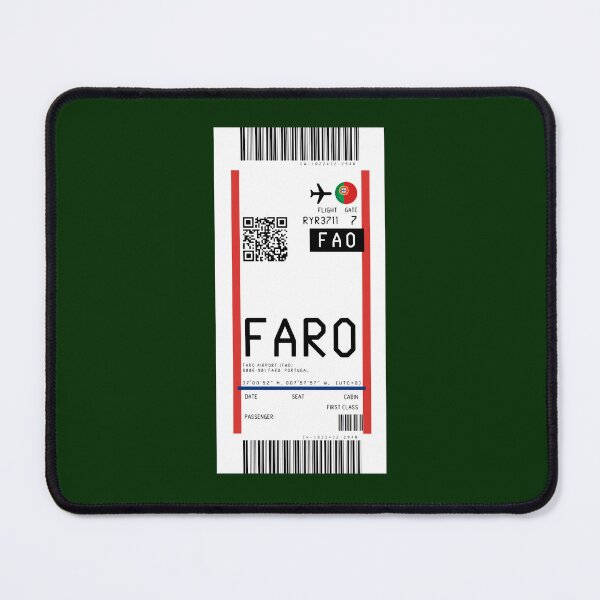 Item preview, Faro airport Portugal (FAO) Boarding Pass rickrolled designed and sold by JeanTremblays.