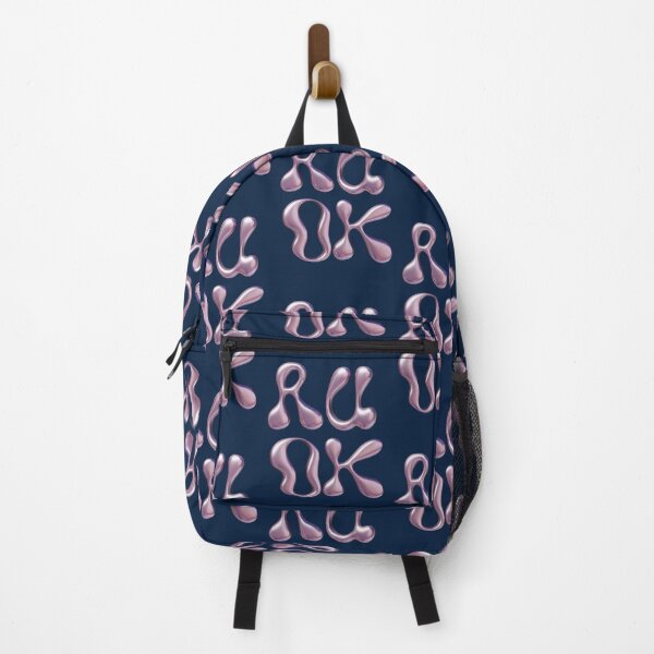 Item preview, R U OK. Shiny 3D Waterblotch Letters designed and sold by Rebel-Design.