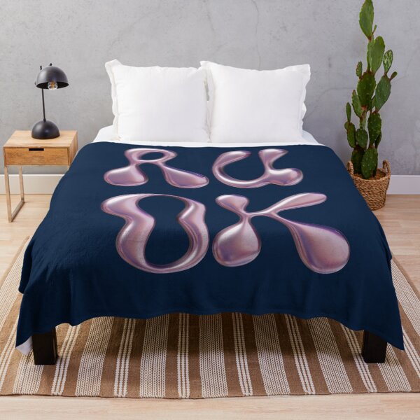 Item preview, R U OK. Shiny 3D Waterblotch Letters designed and sold by Rebel-Design.