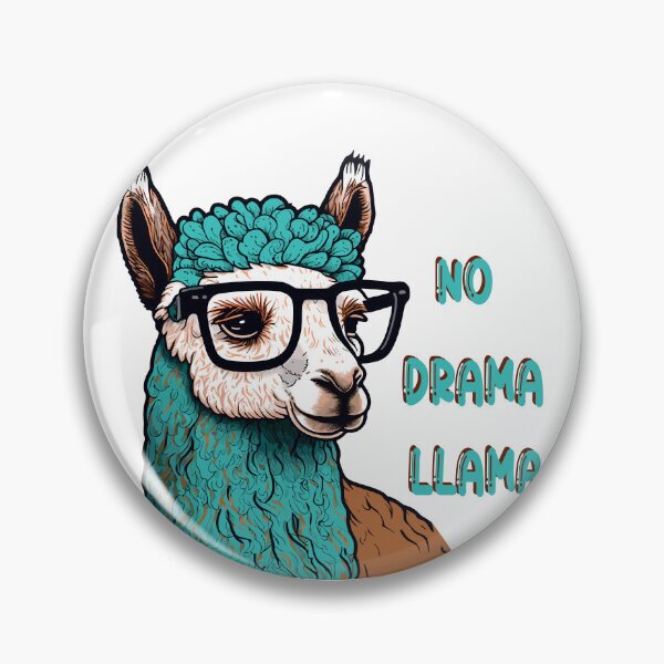 Item preview, No drama Llama. Funny llama No drama, I'm llamacorn - lettering quote. Humor card, t-shirt composition, hand drawn print style. designed and sold by Anastasiia Yurevych.