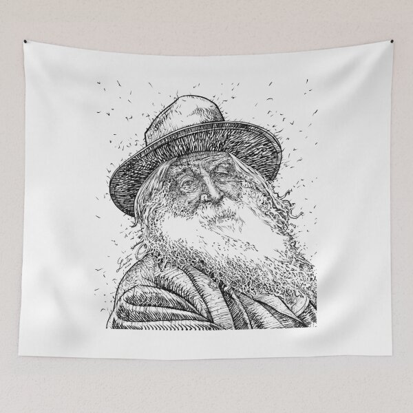 Item preview, WALT WHITMAN ink portrait.1 designed and sold by lautir.