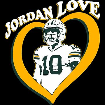 Jordan Love Football Edit Tapestries Packers - Jordan Love - Sticker