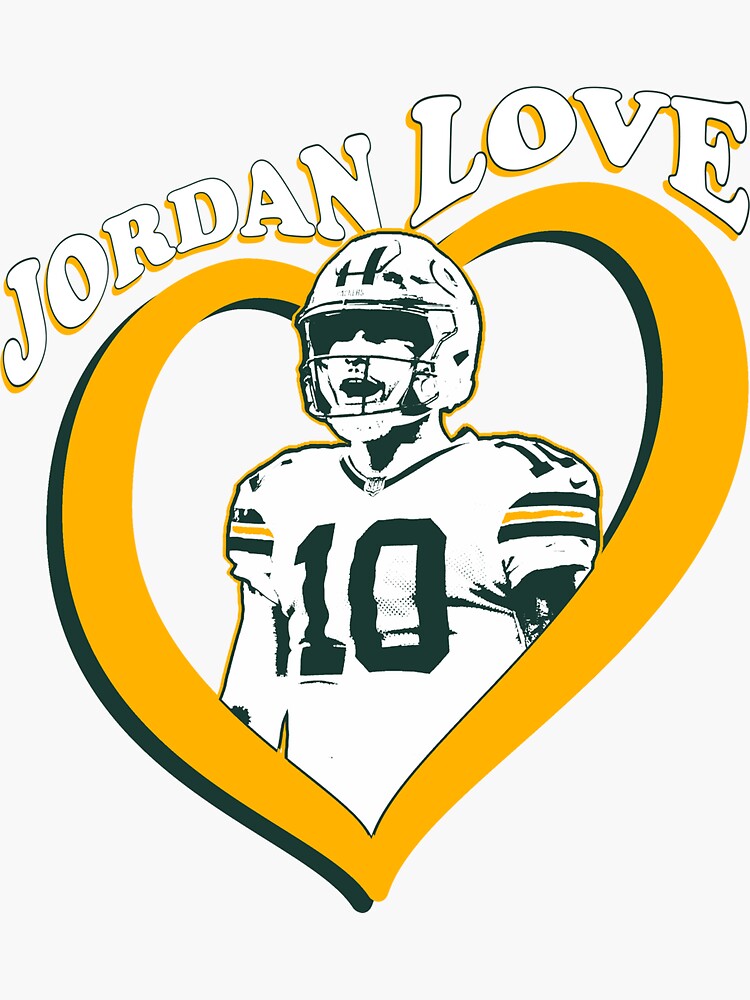 Green Bay Packers Jordan Love 27 x 39 Framed Art Jersey Print