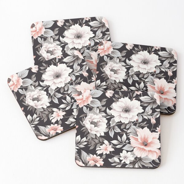 Item preview, Dark Vintage Flowers - Floral Pattern designed and sold by Just-Flowers.