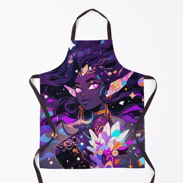 Item preview, Beautiful Abstract Purple Elf Anime GIrl designed and sold by bubblegoth.