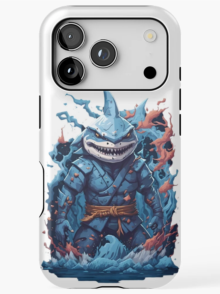 Thumbnail 1 of 4, iPhone Case, Ninja Shark designed and sold by RabbitPrints.
