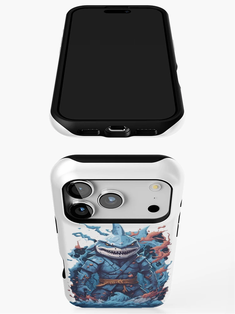 Thumbnail 3 of 4, iPhone Case, Ninja Shark designed and sold by RabbitPrints.