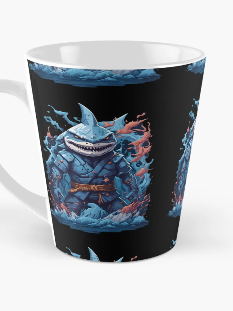 Thumbnail 3 of 4, Coffee Mug, Ninja Shark designed and sold by RabbitPrints.