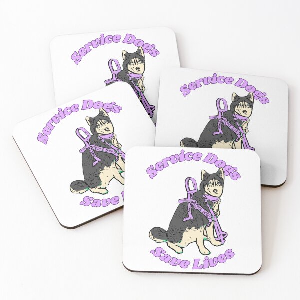 Item preview, Service Dogs Save Lives Ver. 2- Lavender designed and sold by Serv-Sibe.