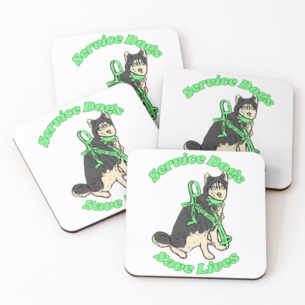 Item preview, Service Dogs Save Lives Ver. 2- Seafoam designed and sold by Serv-Sibe.