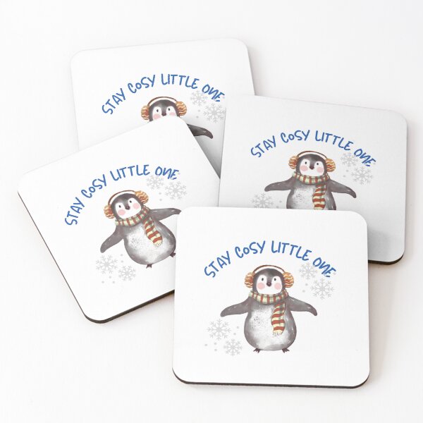 Item preview, Cozy Penguin Embracing Winter Warmth designed and sold by Posivibez Designs.