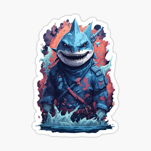 Ninja Shark Ocean Samurai' Bandana