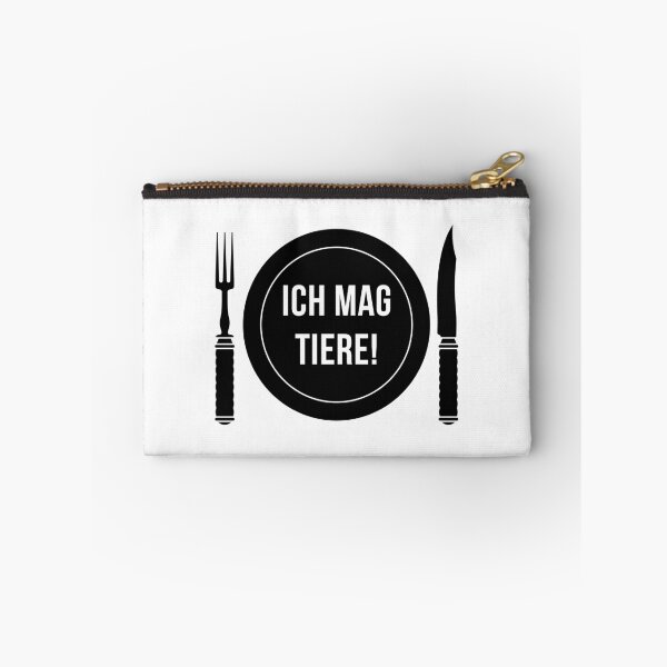 Item preview, I like animals! (Fork / Knife / Plate / Black) designed and sold by Roderix.