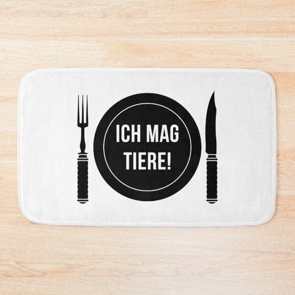 Item preview, I like animals! (Fork / Knife / Plate / Black) designed and sold by Roderix.