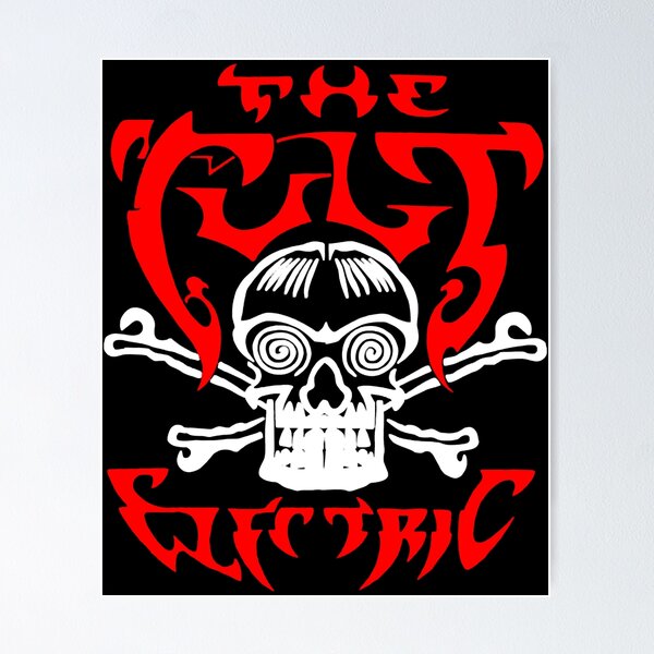 レア　THE CULT ELECTRIC ON TOUR ポスター　ザ　カルト ポスター『ザ・カルト』(The Cult) 1987「Electric」ポスター