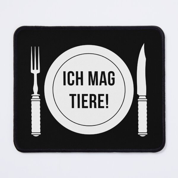 Item preview, I like animals! (Fork / Knife / Plate / White) designed and sold by Roderix.