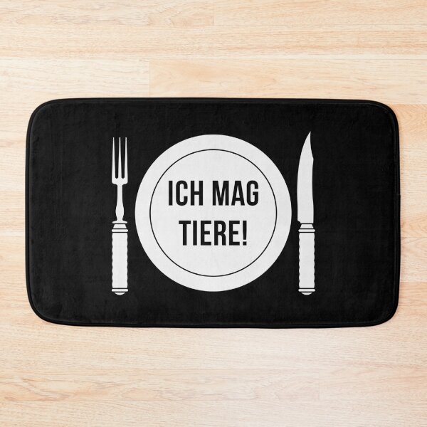 Item preview, I like animals! (Fork / Knife / Plate / White) designed and sold by Roderix.