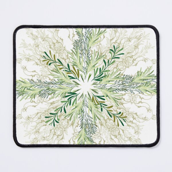 Item preview,  Mandala of Rosemary plant, herbal talisman designed and sold by ariverde.