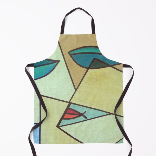 Item preview, Abstract Art - Shapes Make a Face designed and sold by tomorrowsart.