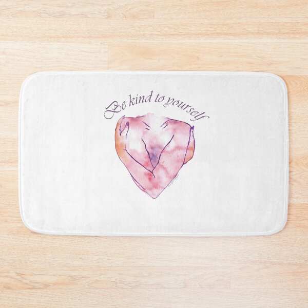 Item preview, Self love painting with words "be kind to yourself" designed and sold by artparangie.