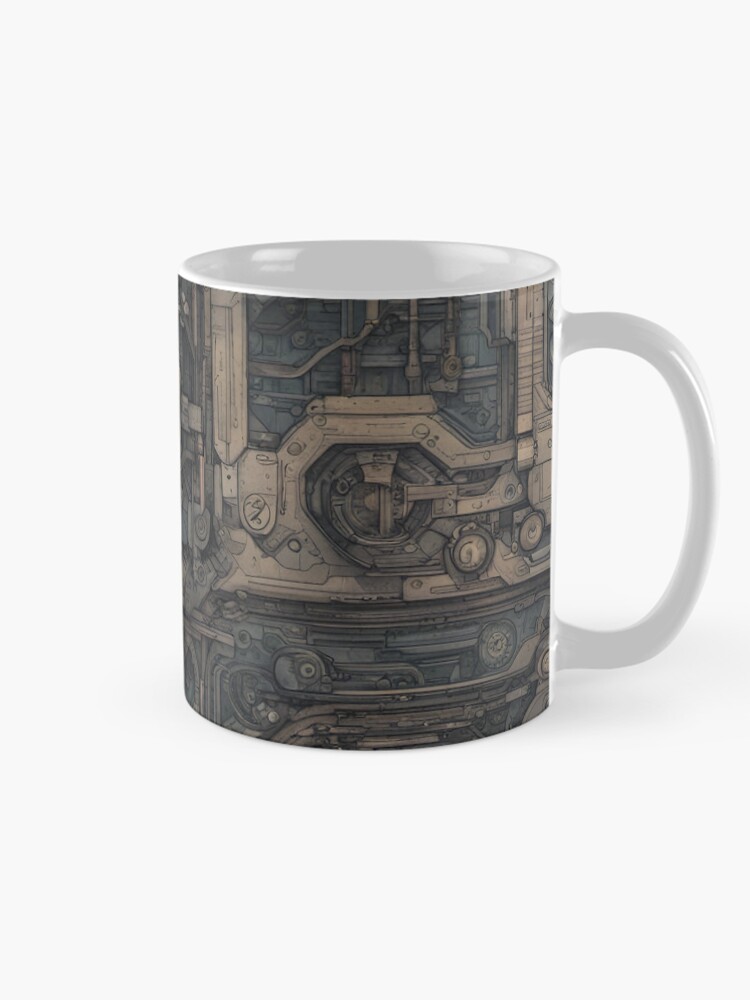 Thumbnail 3 of 6, Coffee Mug, Technic Pattern VIII designed and sold by KriAtor-Designs.