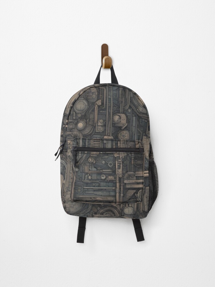 Thumbnail 1 of 3, Backpack, Technic Pattern VIII designed and sold by KriAtor-Designs.