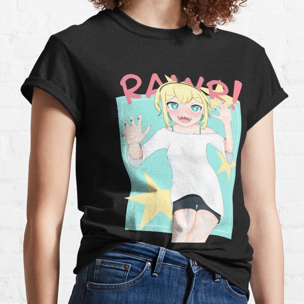 RUGPXAZ Pikamee Amano VTuber T-Shirt 3D Anime Print Short Sleeve Shirt  Women Kawaii Merch Men's O-Neck Tee Clothes (3D,XXS) at  Women's  Clothing store